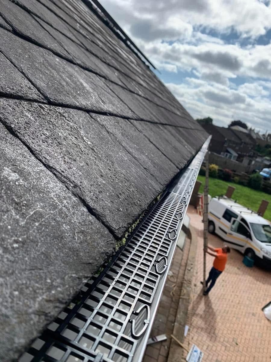 Gutter installation project in Saltash