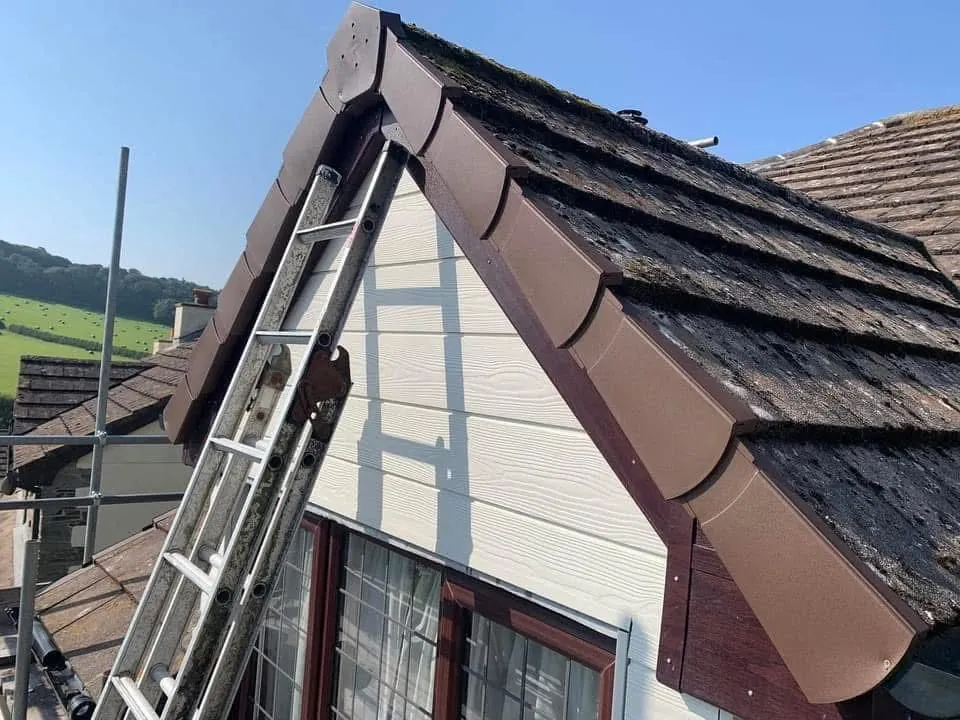 New fascias, bargeboards and guttering in Saltash