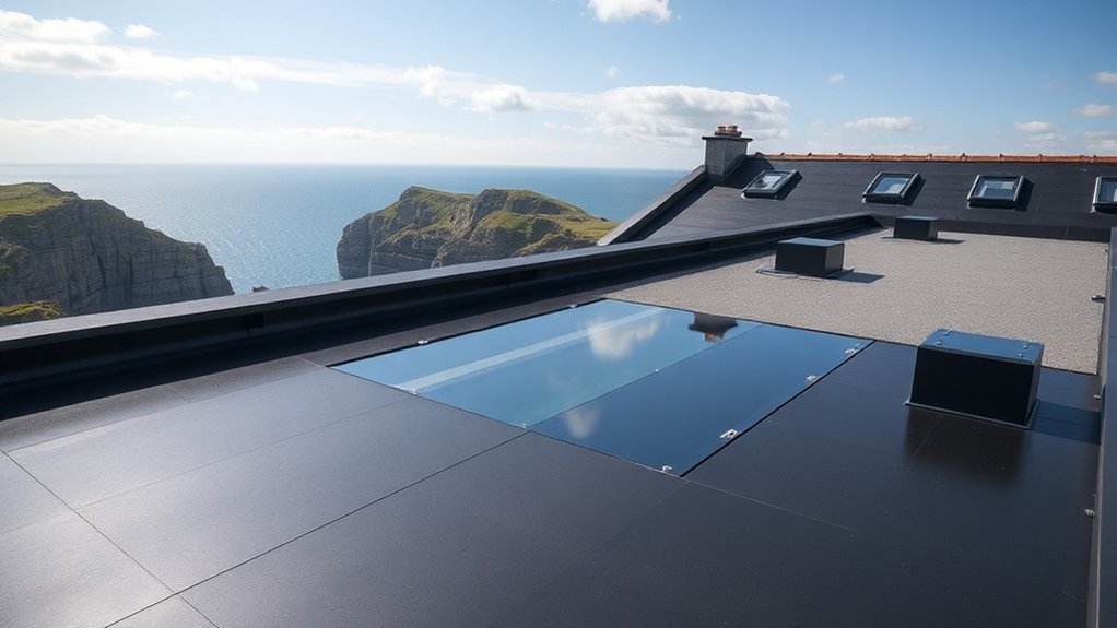 Flat roof installation in Saltash