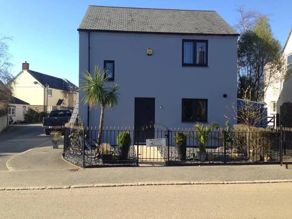 Finished exterior painting and roofline work in Saltash